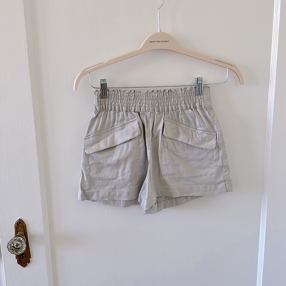 Anthropologie linen shorts. Beige. Xs. Worn once!